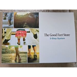 Good Feet 3 Step System Orthotics 256 356.5 W456 Complete Arch Support Set w/Box
